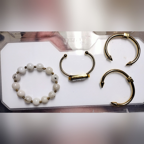 Kinsley armelle designer bracelet set - Picture 4 of 15